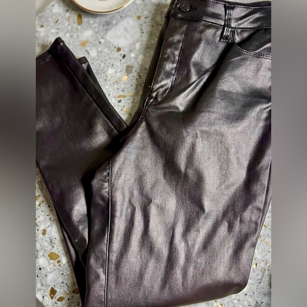 Sanctuary Faux Leather Black Skinny Pants